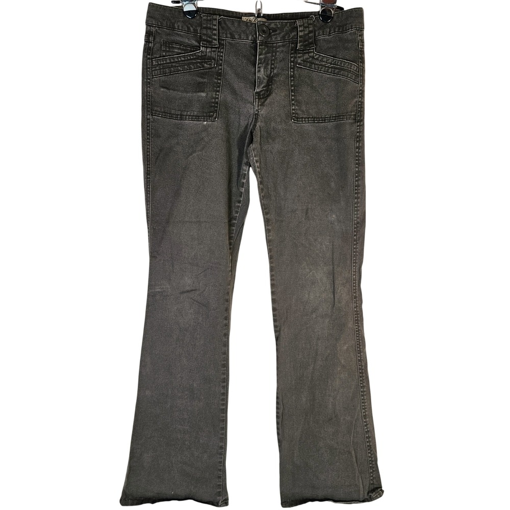 BeBop Brown Bootcut Pants Women's 9 Low Rise Flare Grunge Y2K Streetwear Vintage